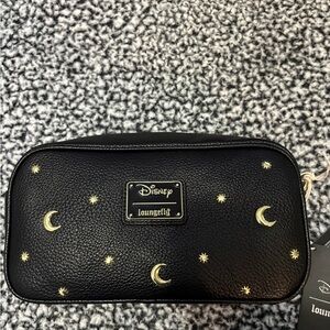 Disney Black and gold Loungefly crossbody bag